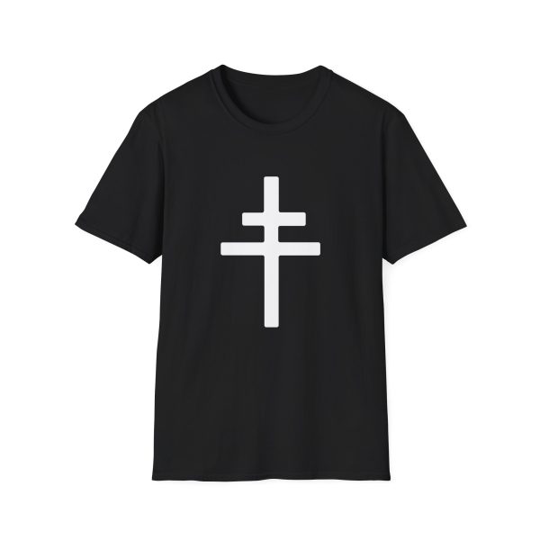 President White Cross Logo Unisex Softstyle T-Shirt